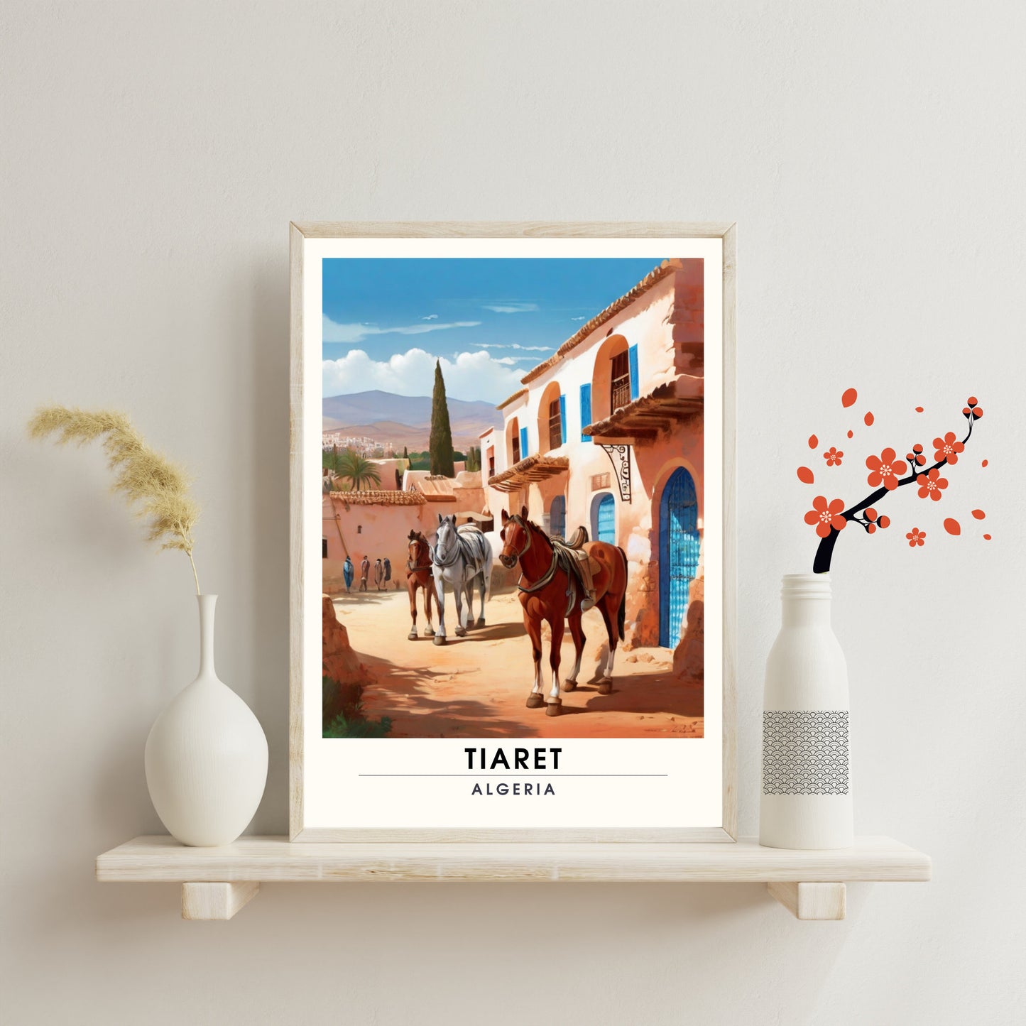 Impression Tiaret | Affiche Tiaret, Algérie