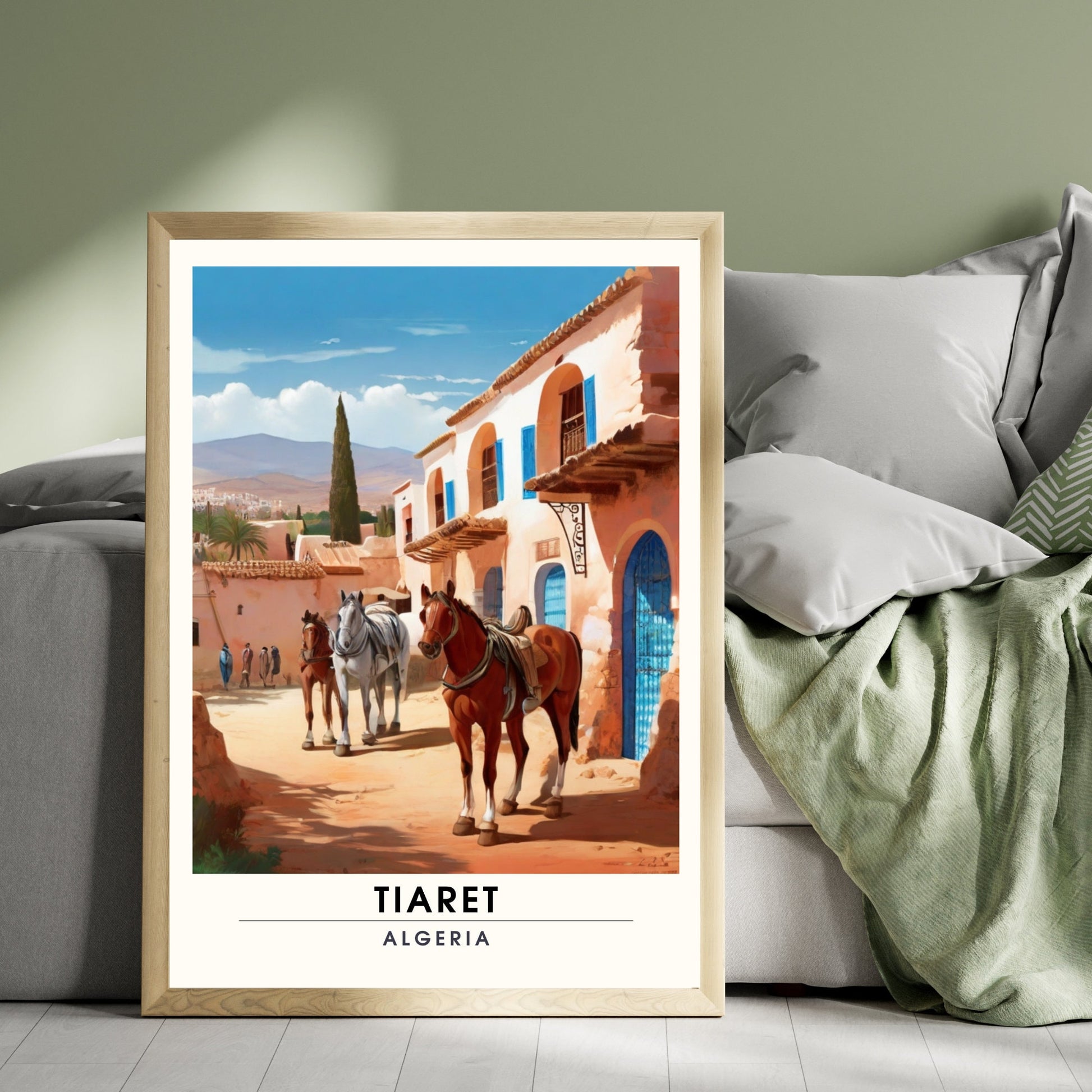 Impression Tiaret | Affiche Tiaret, Algérie