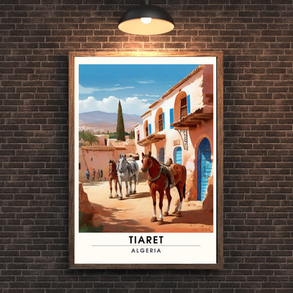 Impression Tiaret | Affiche Tiaret, Algérie