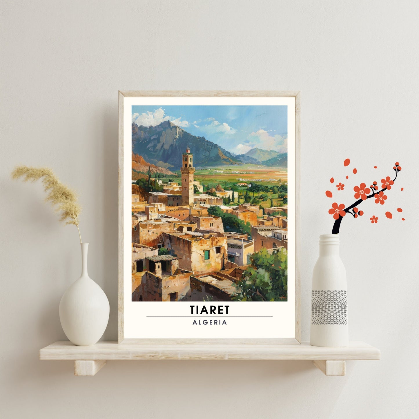 Impression Tiaret | Affiche Tiaret, Algérie