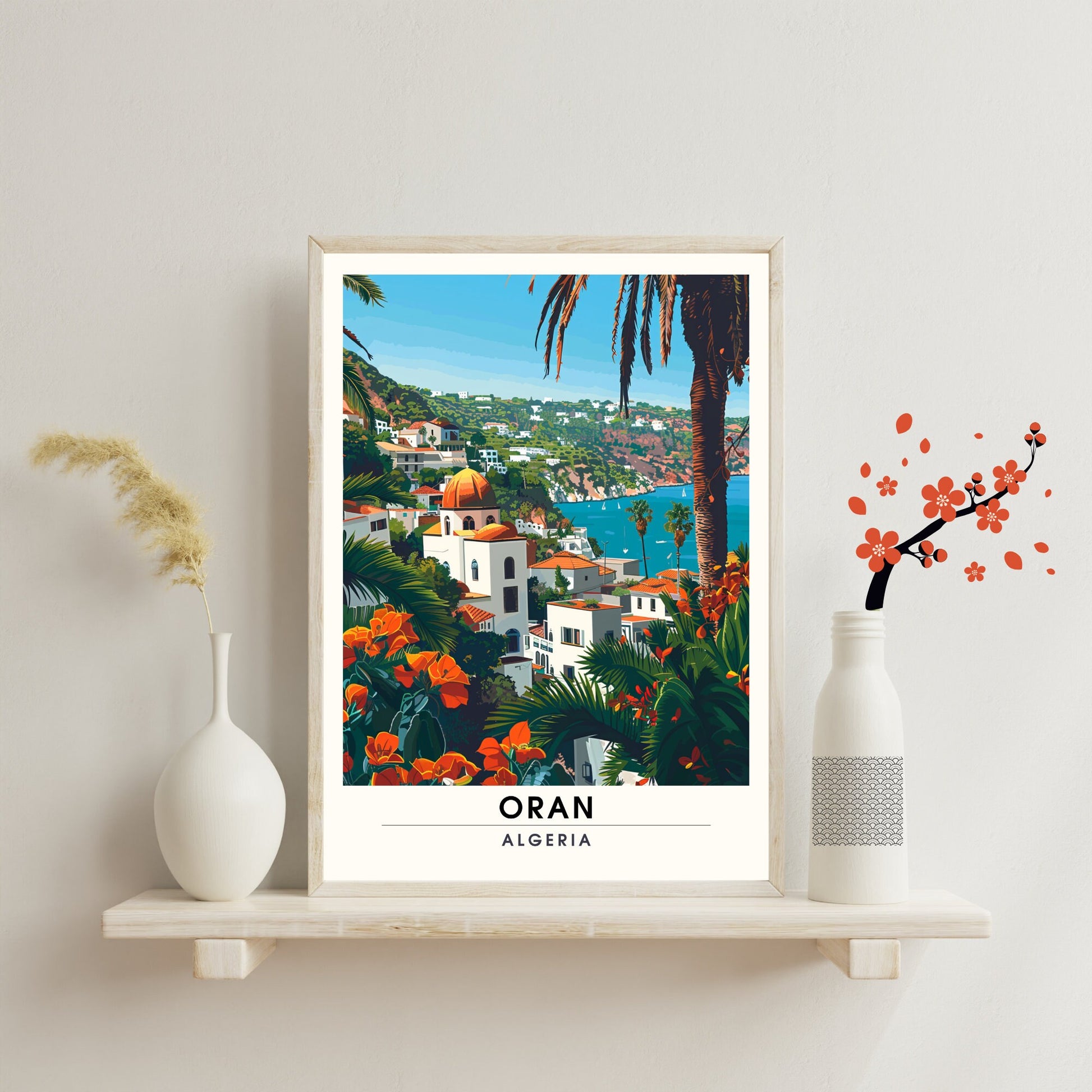 Impression Oran | Voyage au-dessus de la Baie depuis les falaise d'Oran