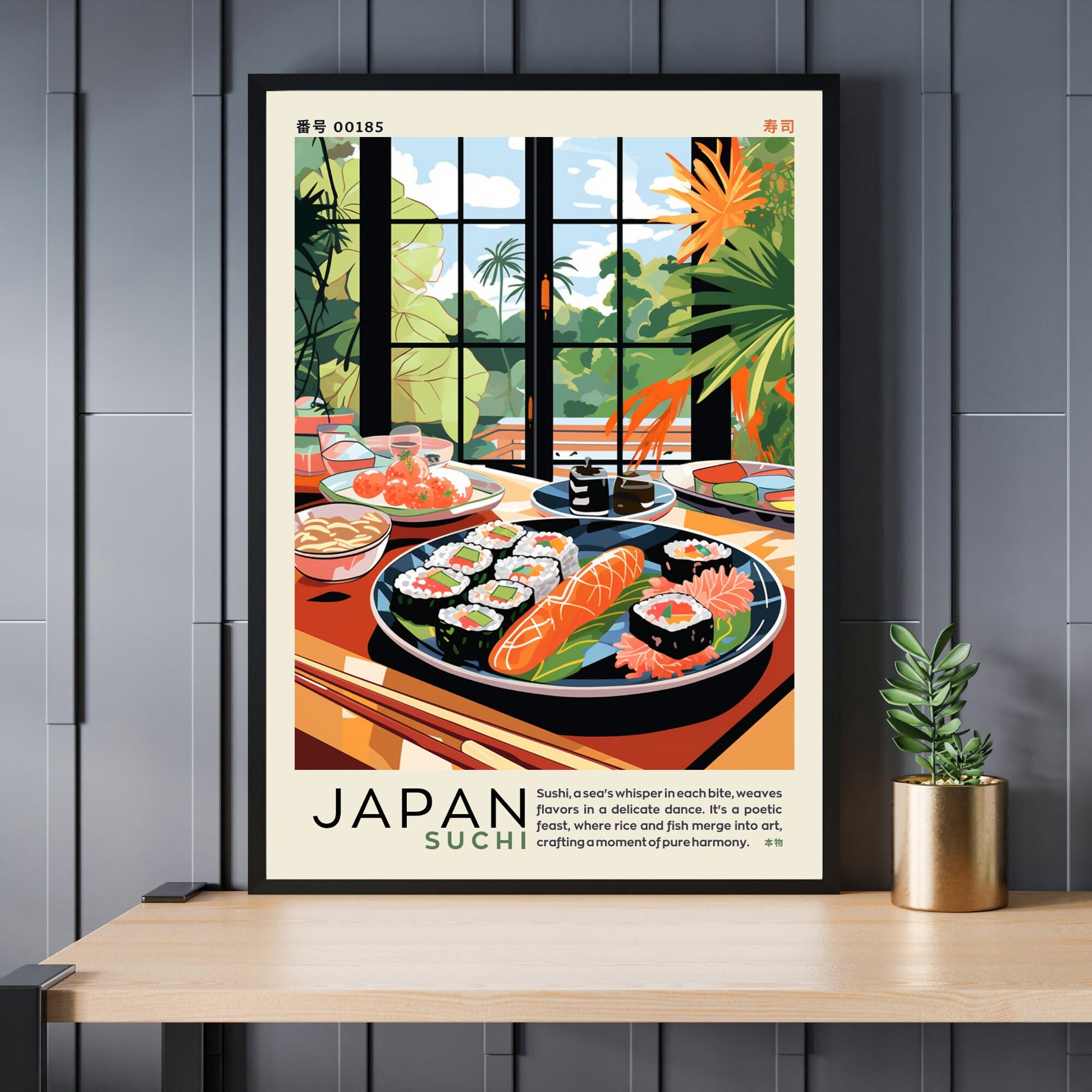 Affiche Japon | Impression Japon | Affiche Sushi