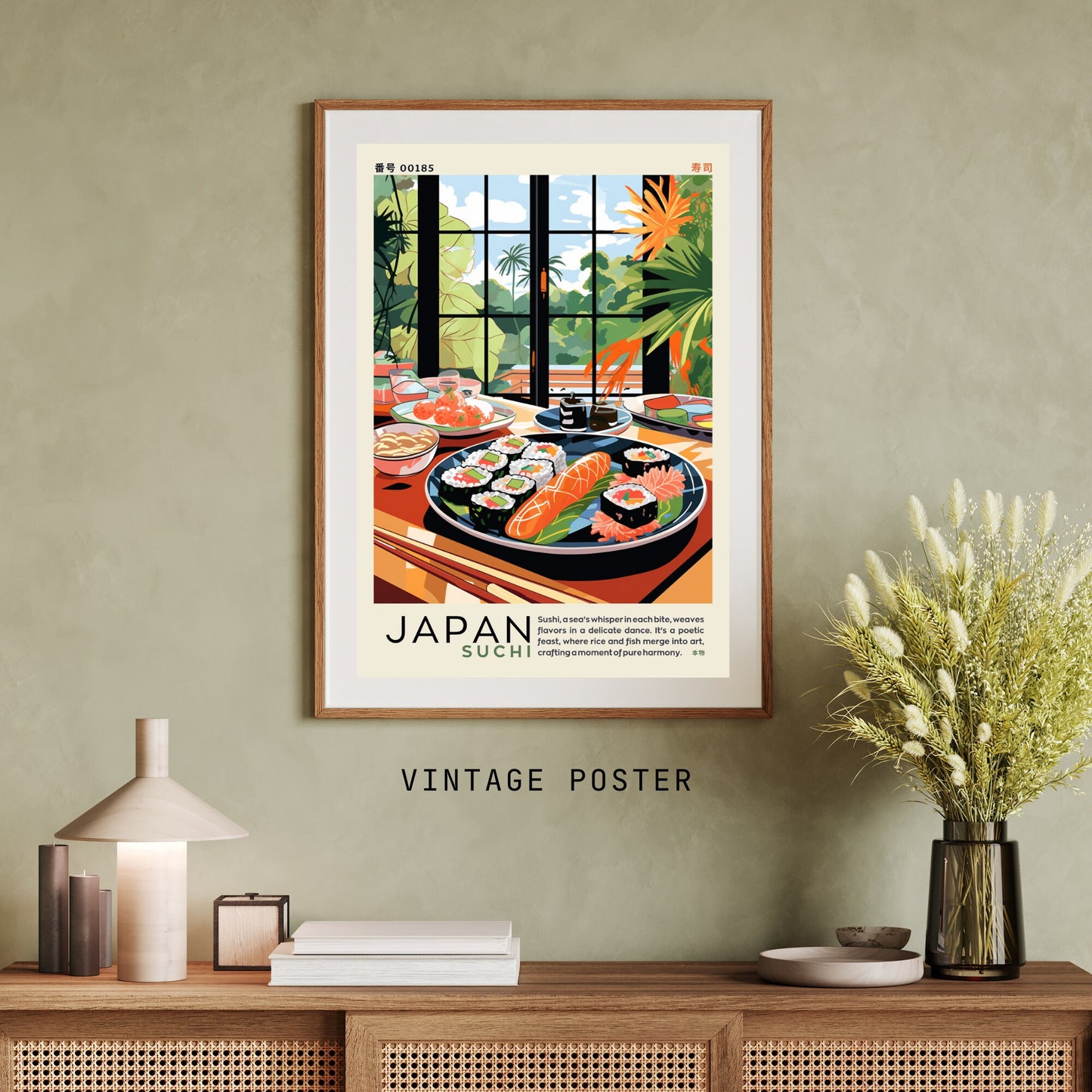 Affiche Japon | Impression Japon | Affiche Sushi