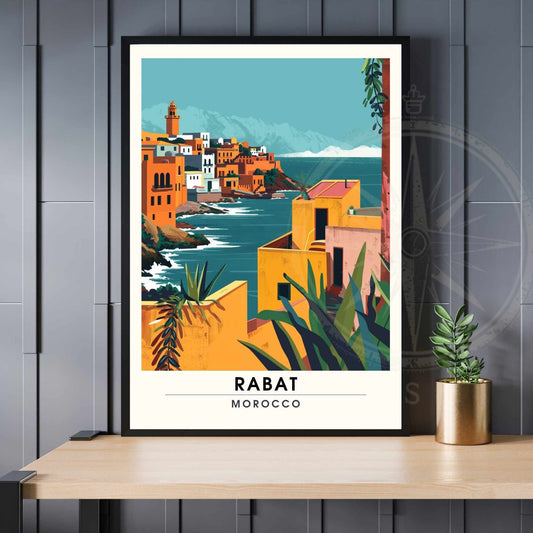 Affiche Rabat, Marco | Impression Rabat | Affiche de voyage Rabat